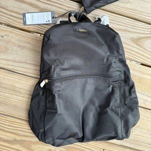 Tumi “Just In Case” Backpack, Small Black Back pack, NWT, New With Tags